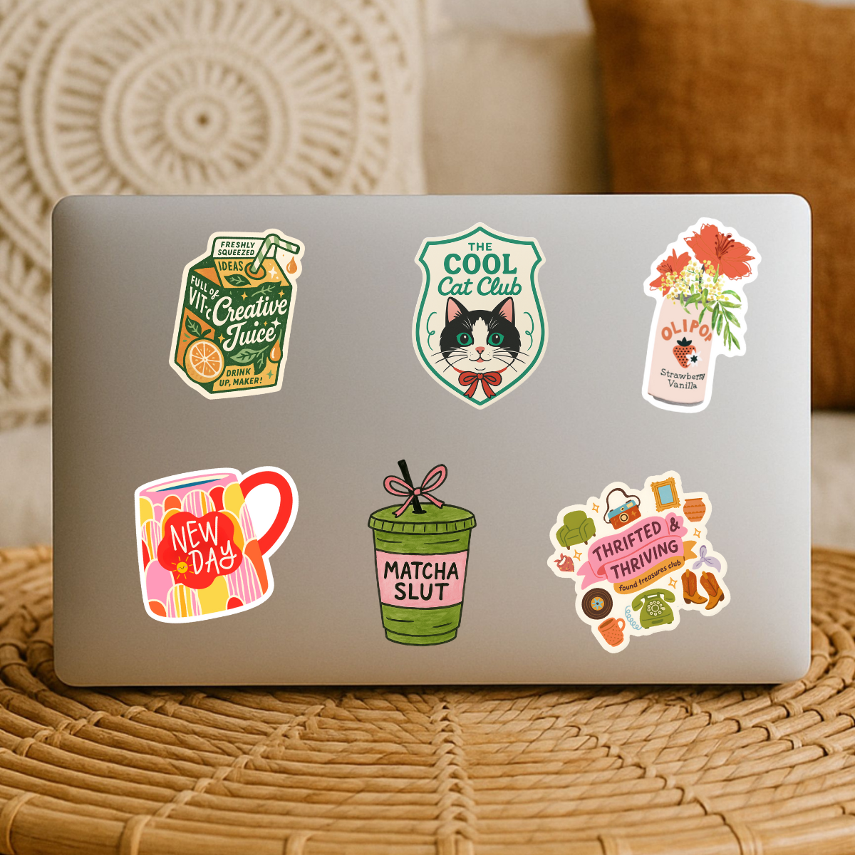 Drink Up, Maker! Creative Juice Sticker