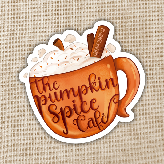 Pumpkin Spice Café Sticker