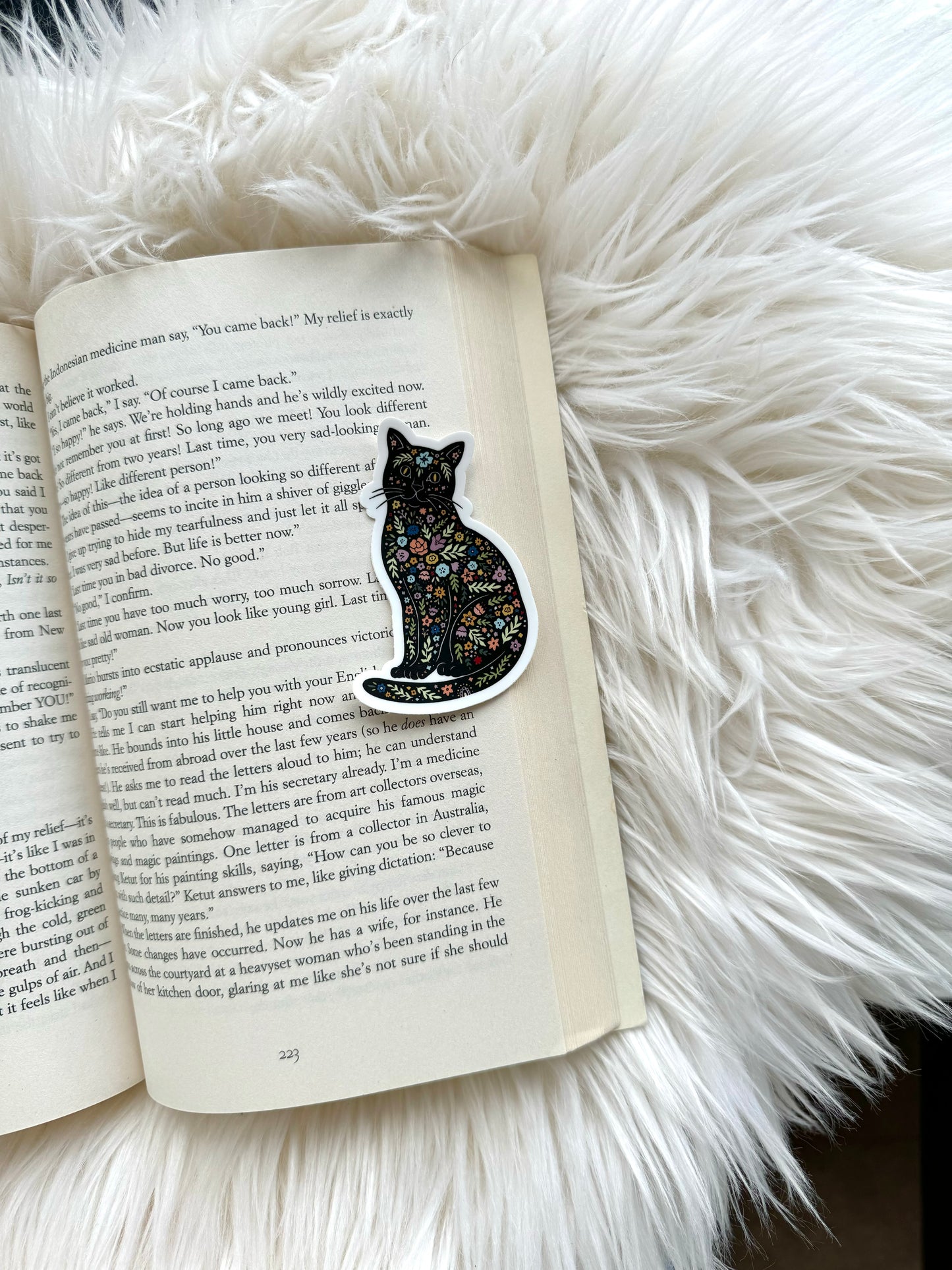 Magic Boho Cat Sticker