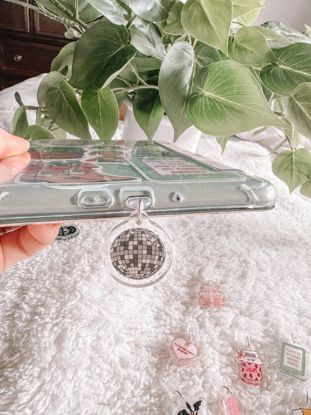 Disco Ball Kindle Charm