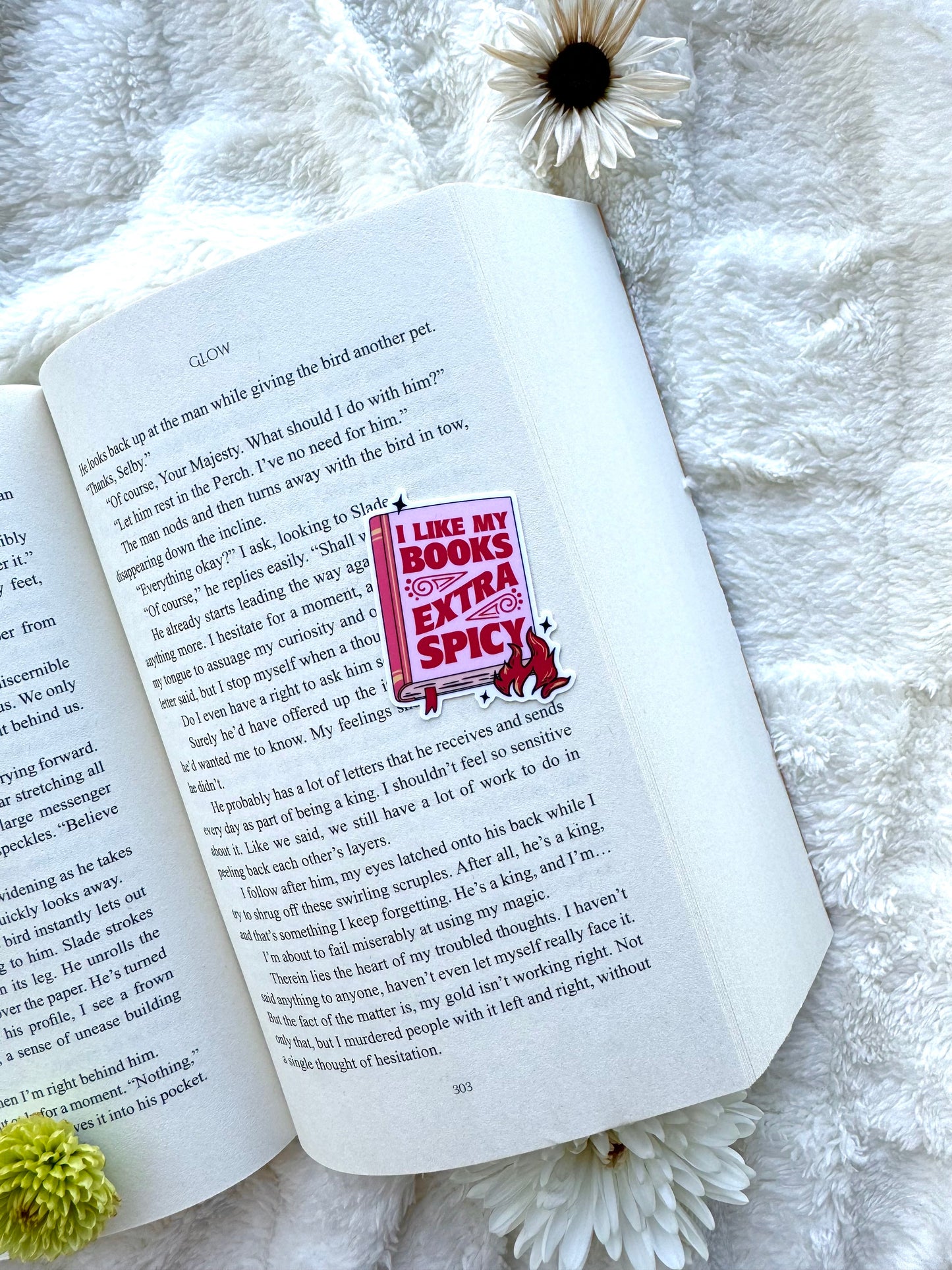 I Like My Books Extra Spicy Sticker