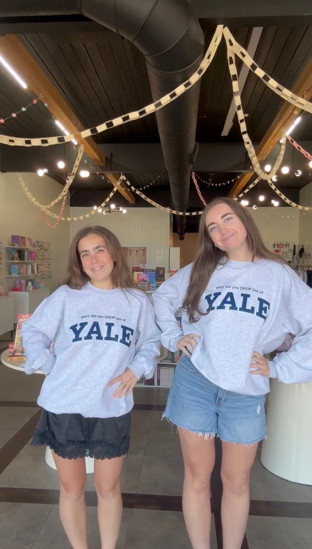 WHY did you DROP out of YALE Sweatshirt