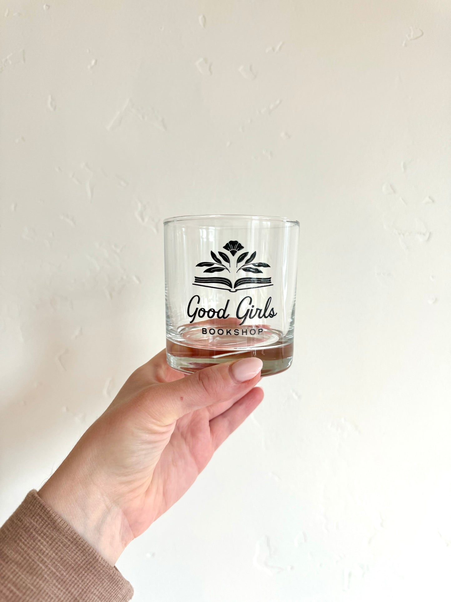 Good Girls Bookshop Whiskey Glass