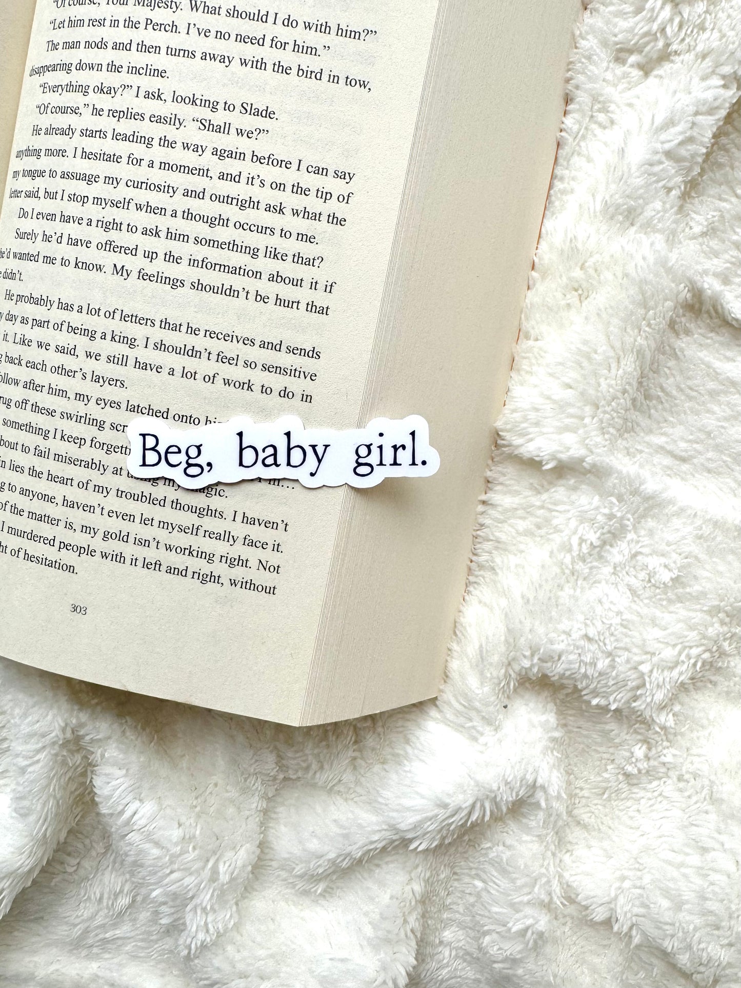 Beg, Baby Girl Sticker