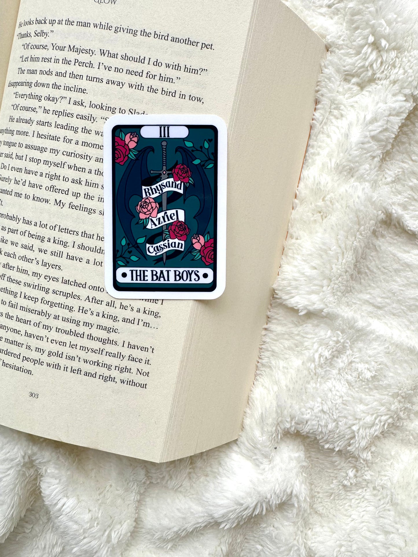 Bat Boys ACOTAR Tarot Sticker