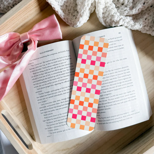 Sherbet Checkers Bookmark