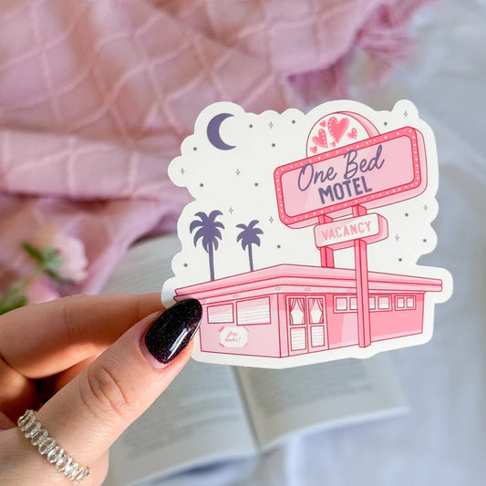 One Bed Motel Sticker