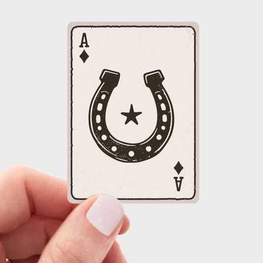 Cowboy Cards Sticker