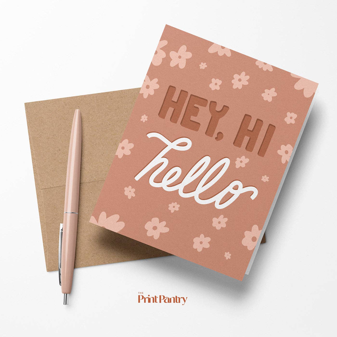 Hey, Hi, Hello Greeting Card