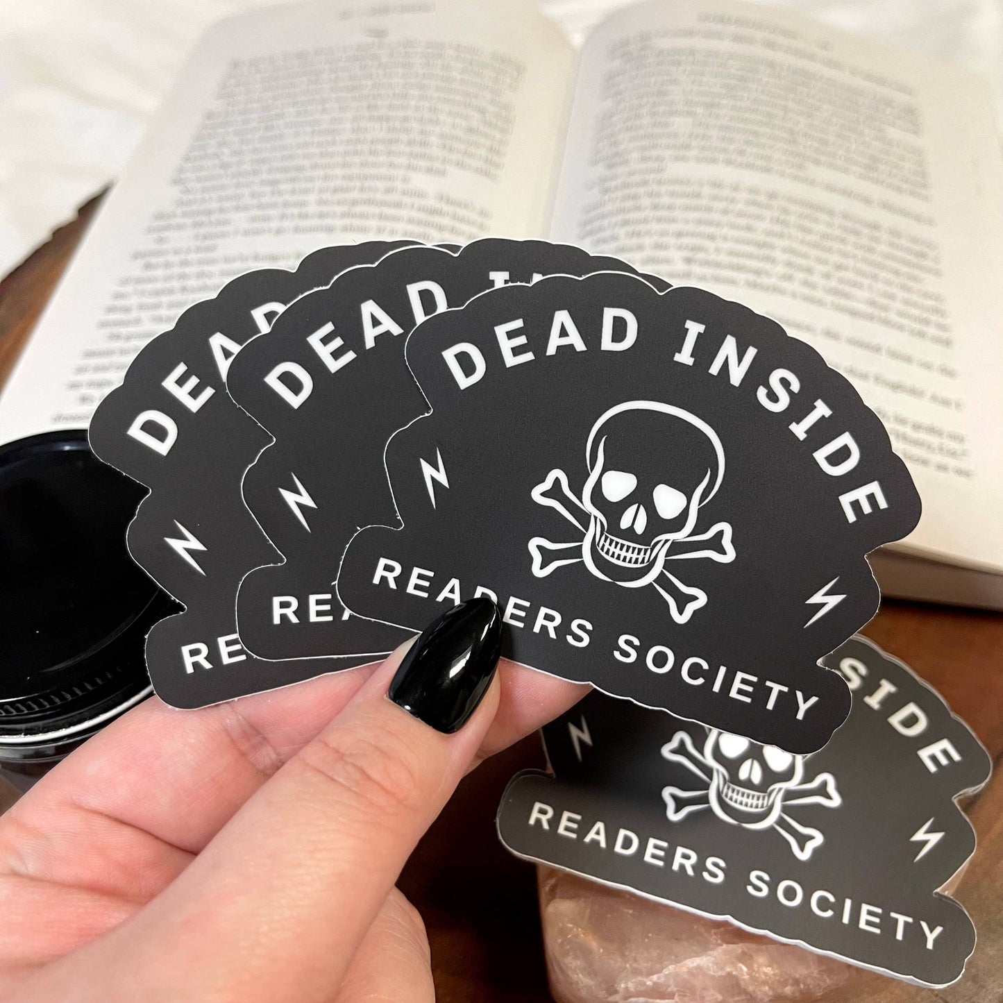 Dead Inside Readers Society Sticker