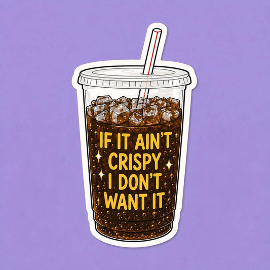 Crispy Diet Coke sticker