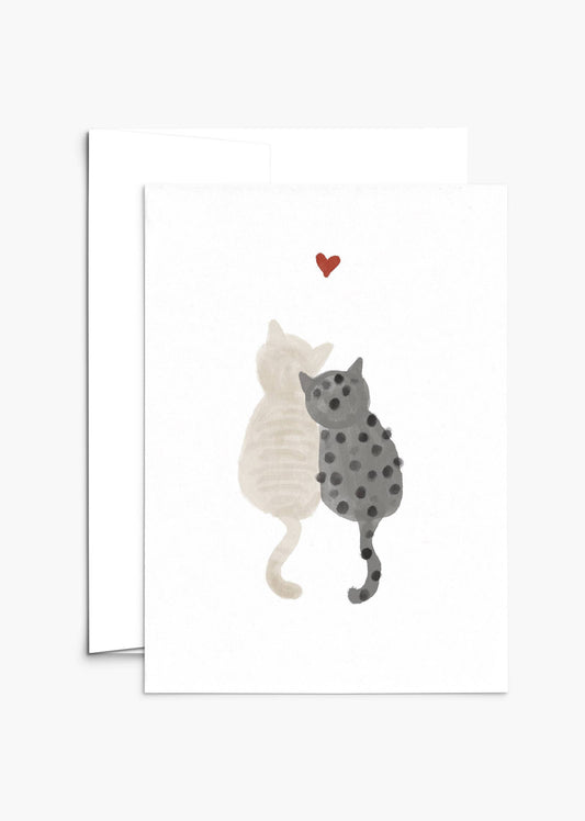 Purrfect Love Greeting Card