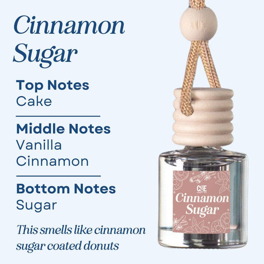 Cinnamon Sugar - Hanging Scented Car Fragrance