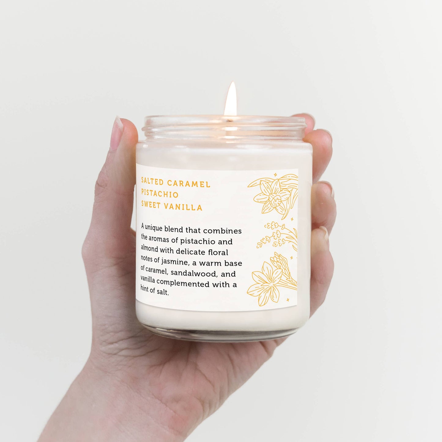 Pistachio & Salted Caramel Scented Candle