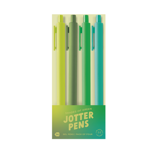 Talking Out of Turn - Gradient Jotter Sets 4 Pack - Gradient Greens