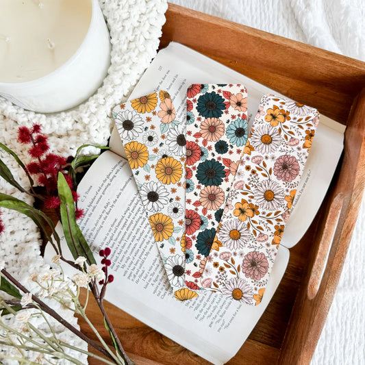 Fall Floral Bookmark