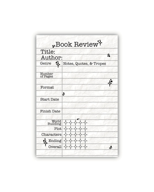 Book Review Notepad | Book Lover Stationery and Gifts