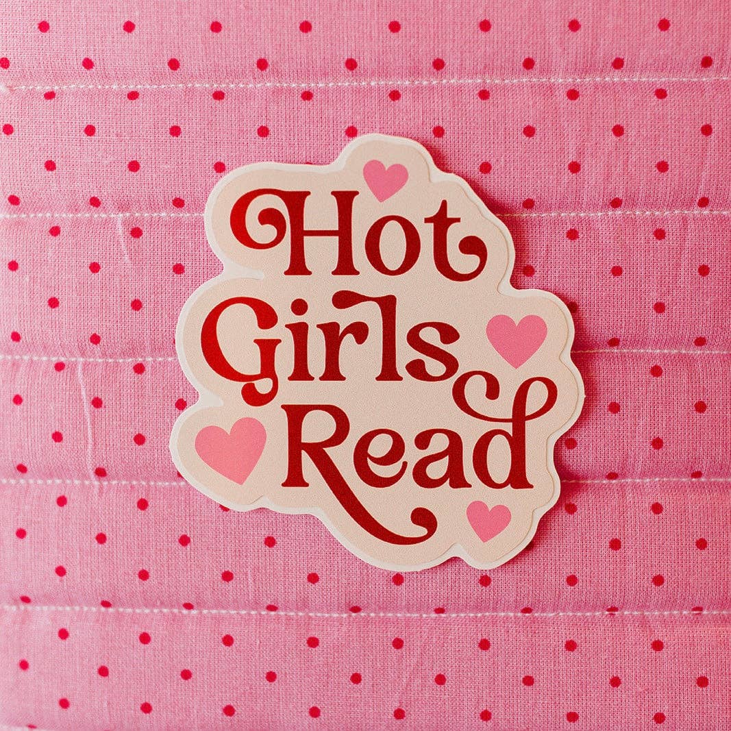 Hot Girls Read Sticker