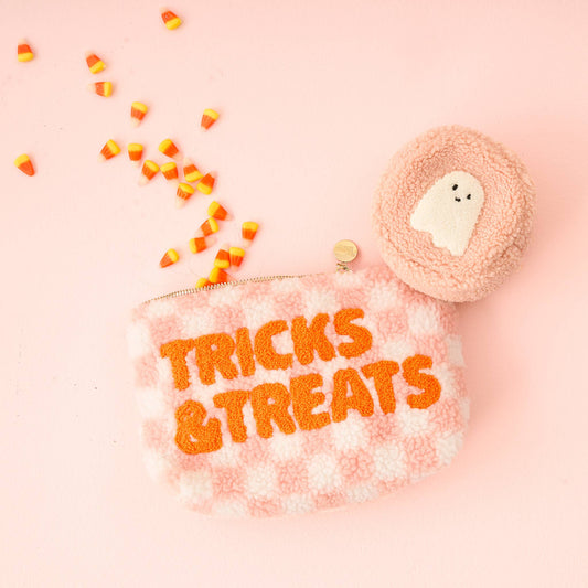 Tricks and Treats Rectangle Teddy Pouch