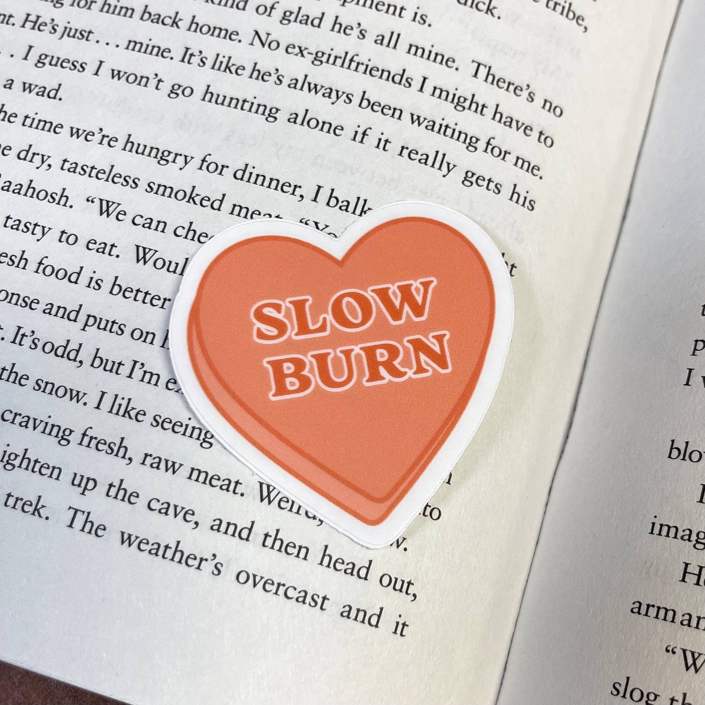 Slow Burn Candy Heart Sticker