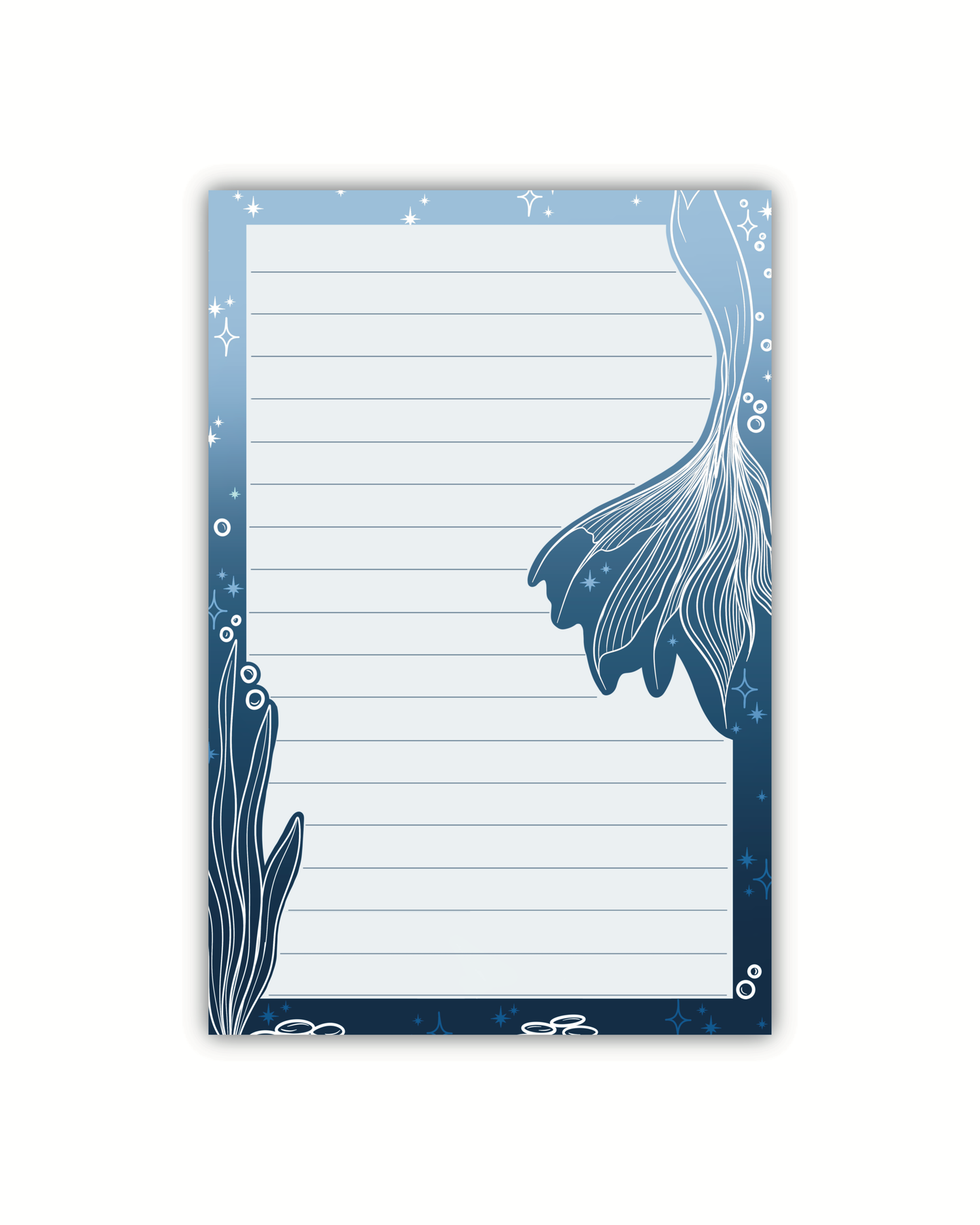 Magical Mermaid Notepad | Ocean Fantasy Stationery