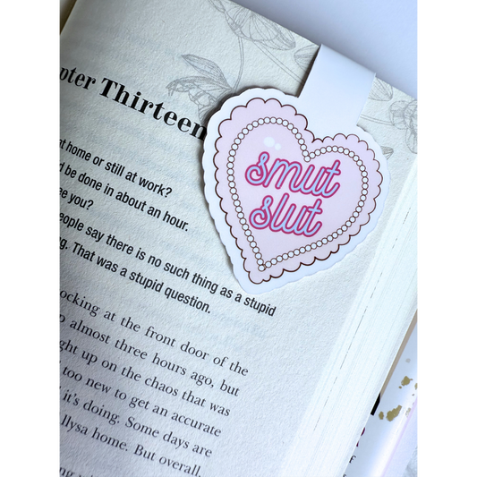 Smut slut romantic magnetic bookmark 