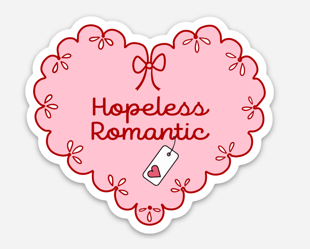 Hopeless Romantic Sticker