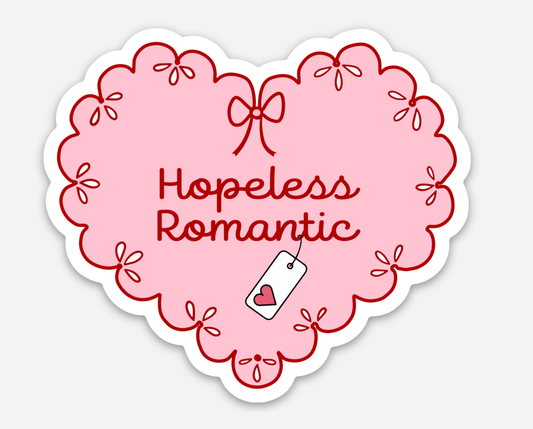 Hopeless Romantic Sticker