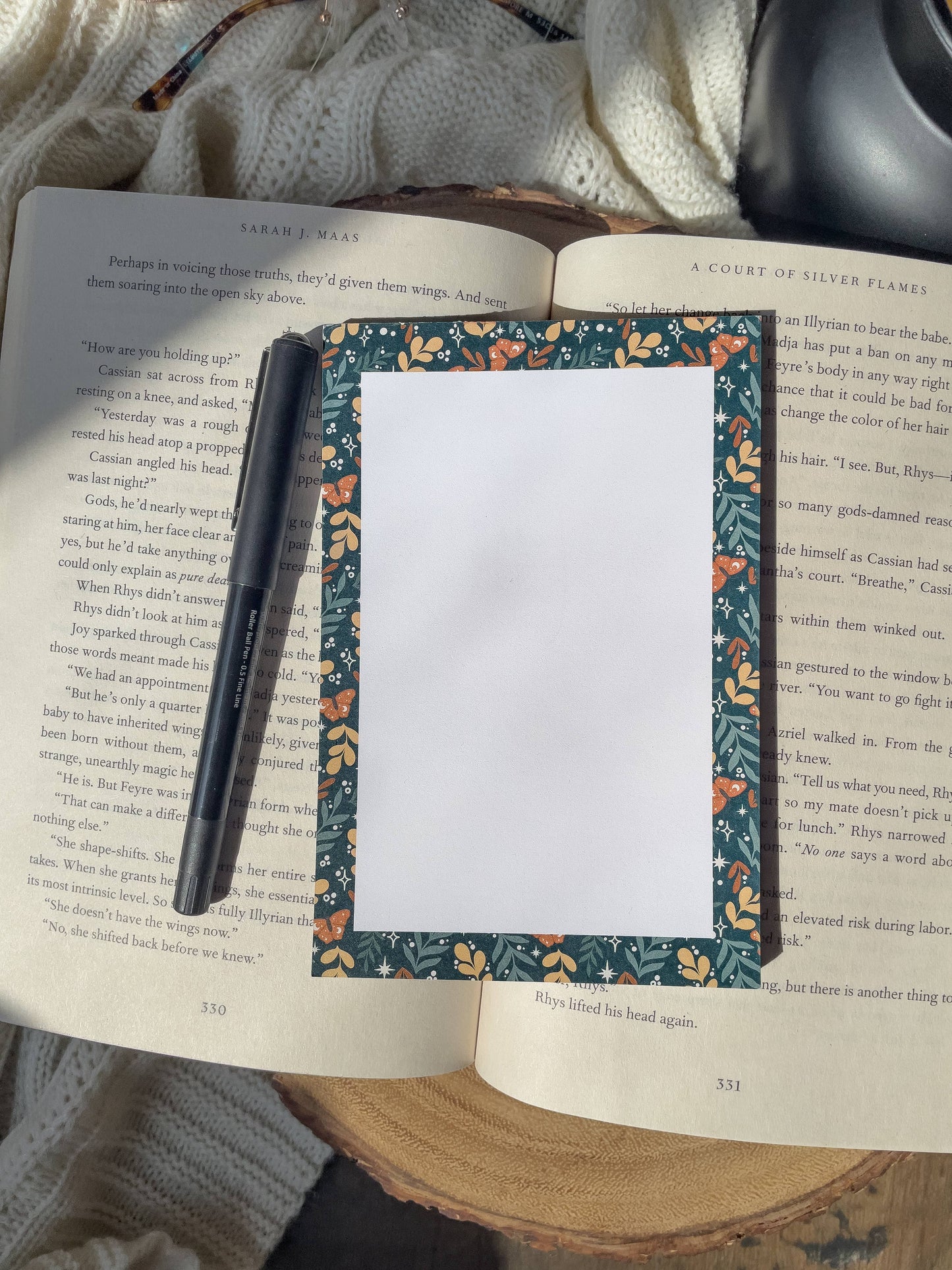 Faerie Garden Notepad | Bookish Reader Notepad