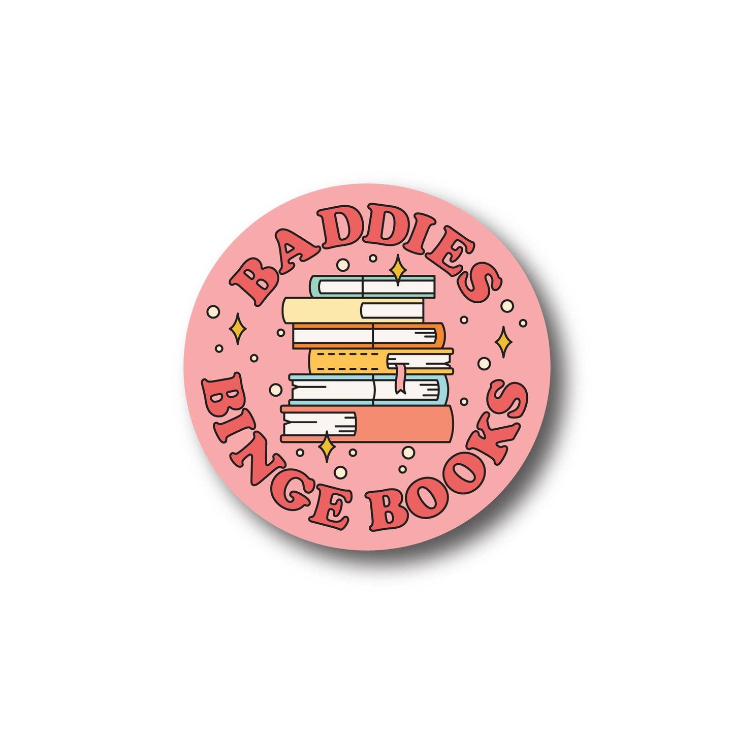 Baddies Binge Books Sticker