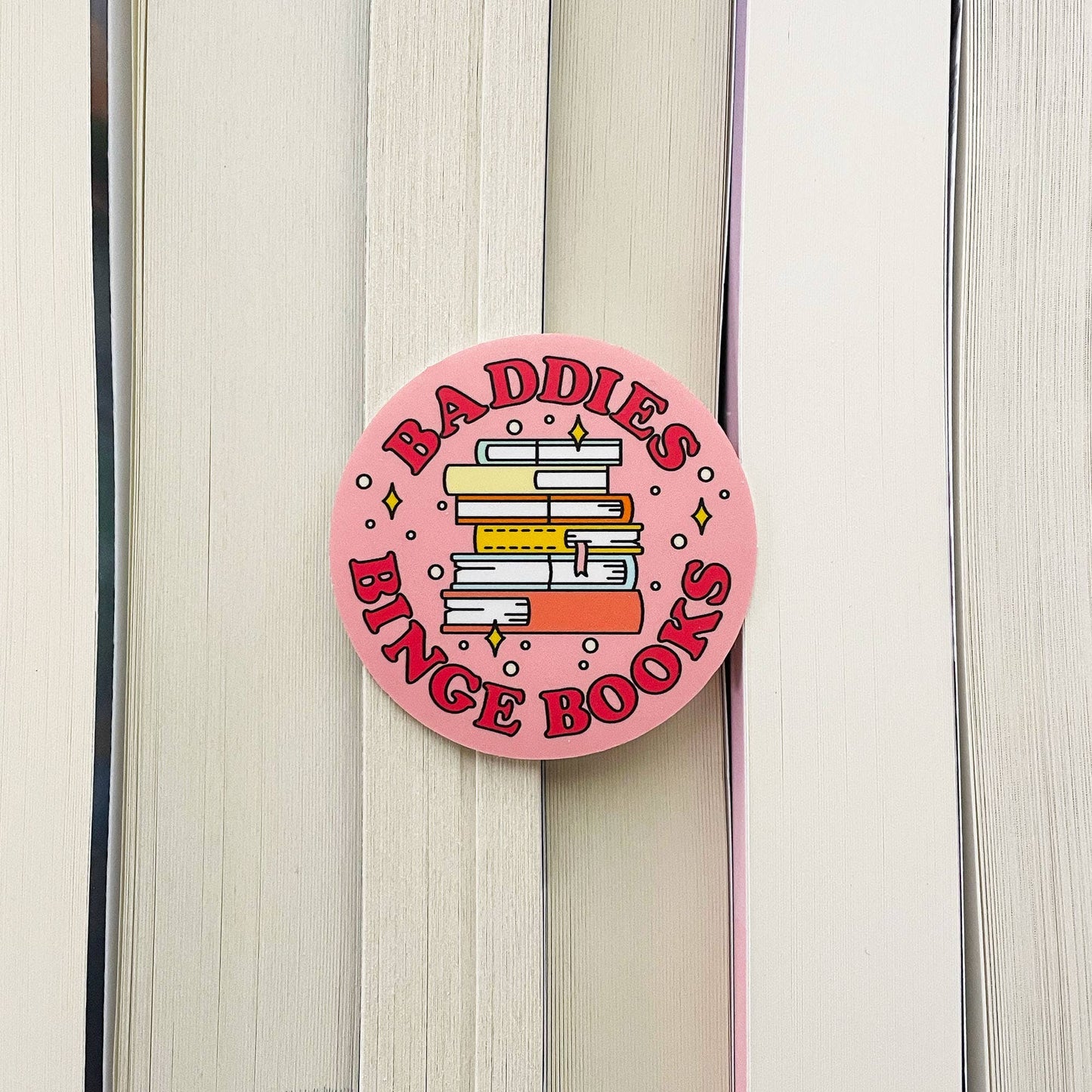 Baddies Binge Books Sticker