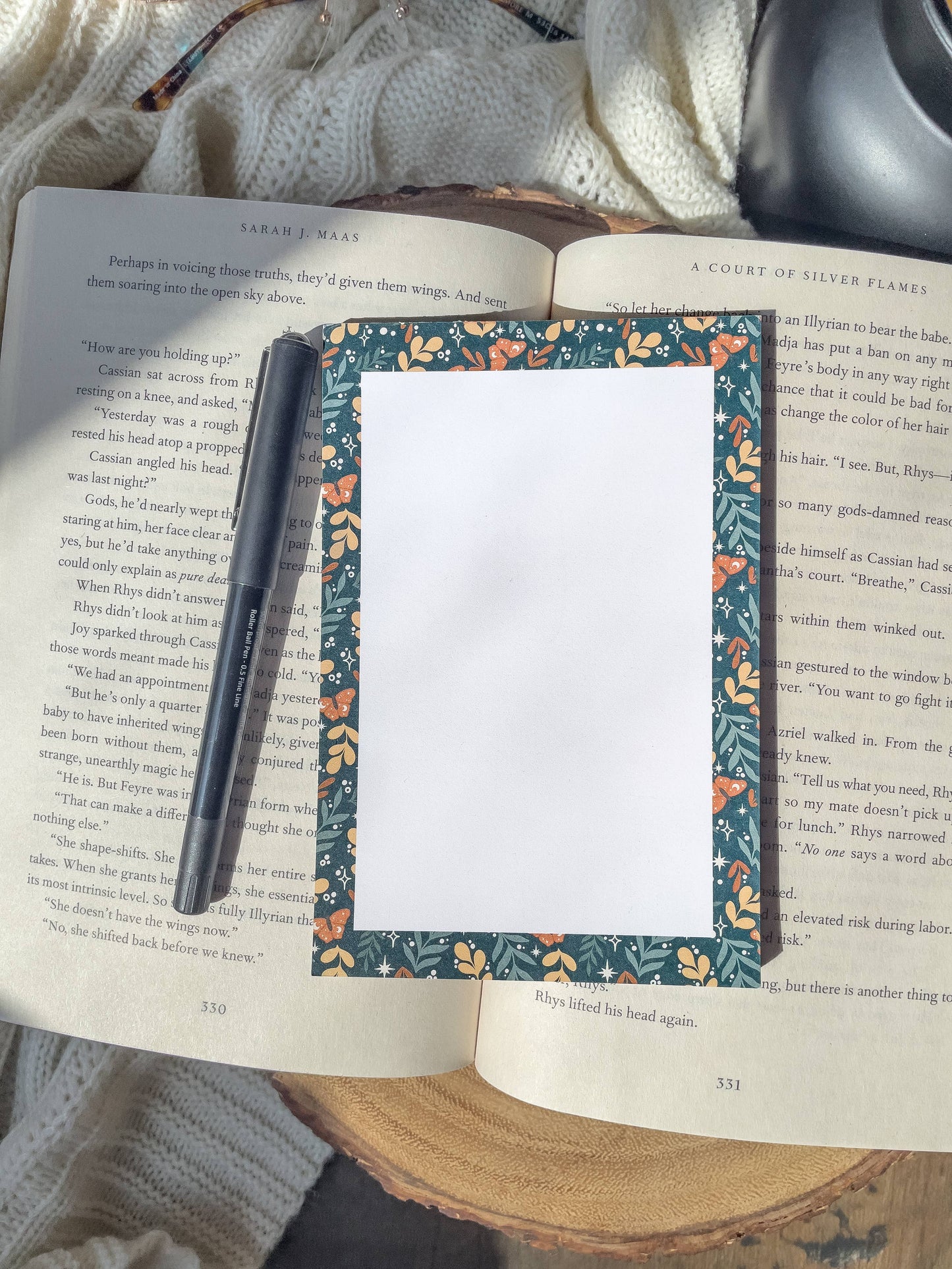 Faerie Garden Notepad | Bookish Reader Notepad