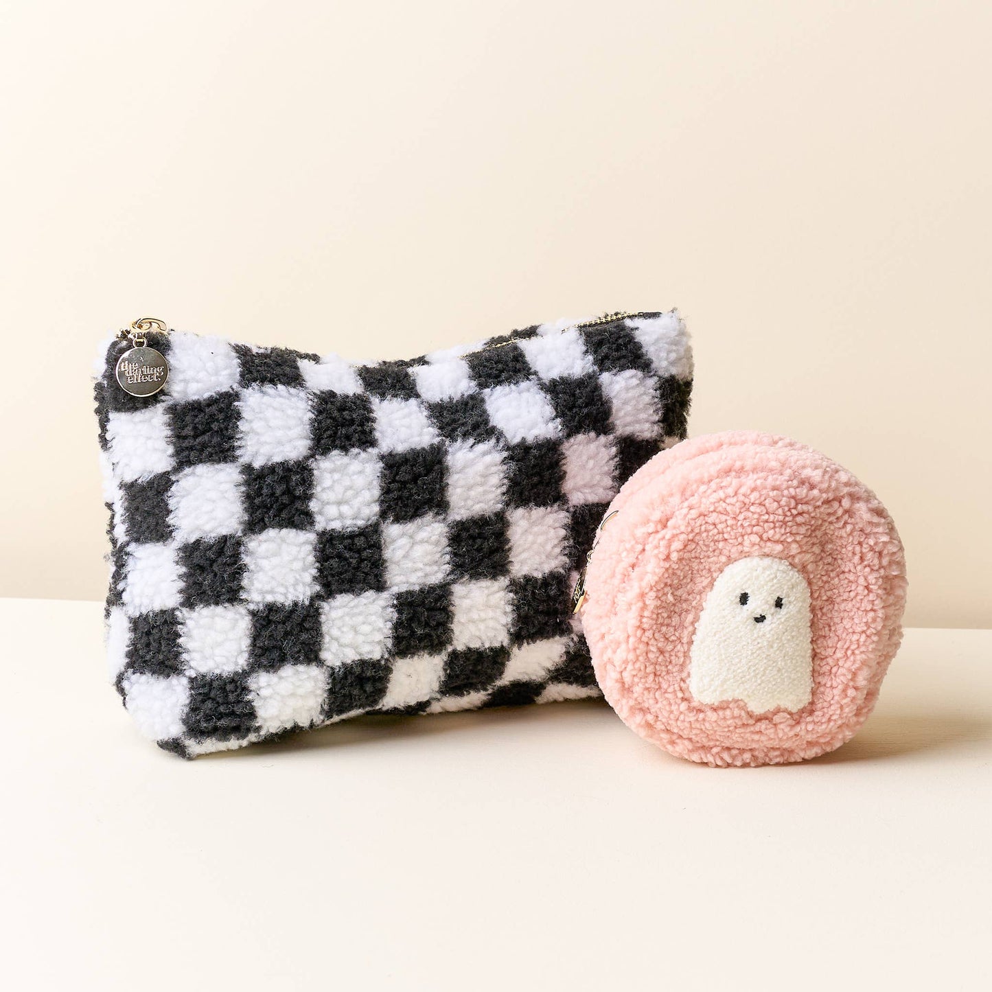 Circle Ghost Teddy Pouch