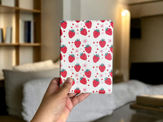 Strawberry Hearts 12th Gen. Paperwhite Kindle Case