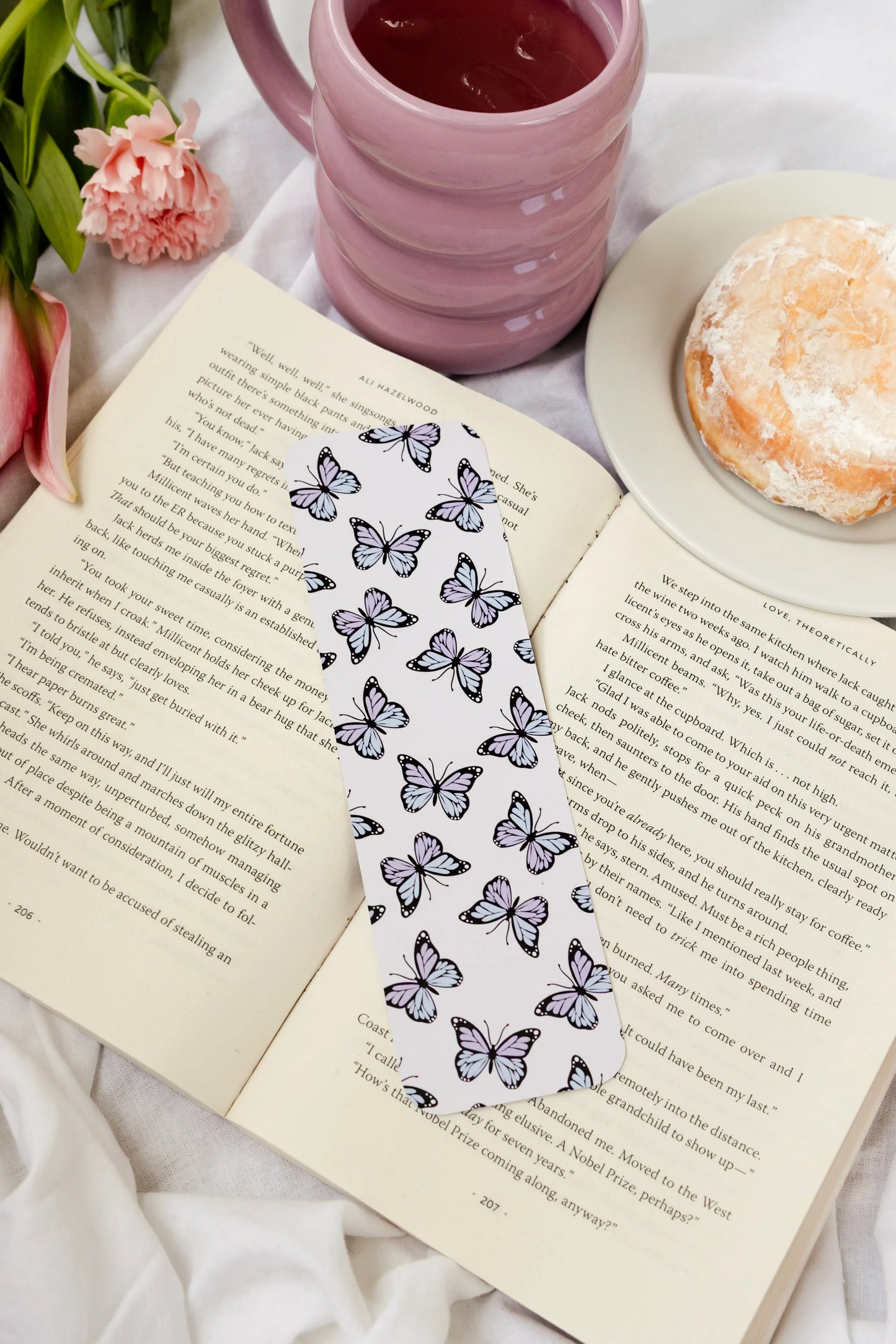 Lavender Butterflies Bookmark
