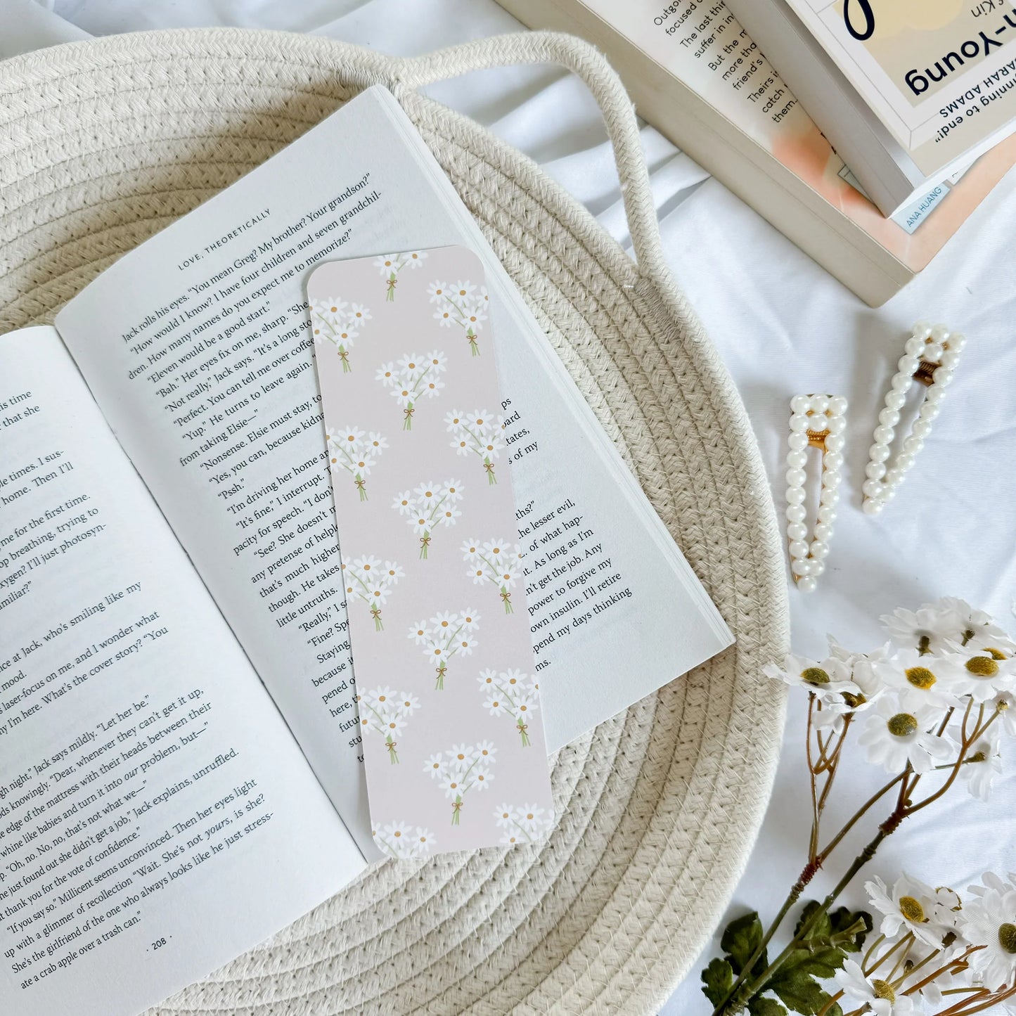 Michele's Daisies Bookmark