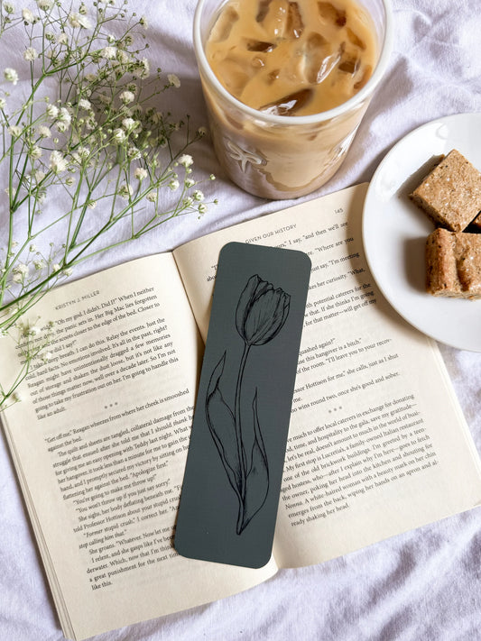 Tulip Study Bookmark